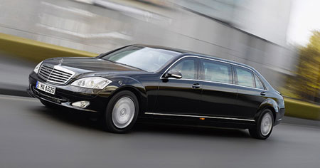 Mercedes S600 Pullman Guard - xe dành cho nguyên thủ